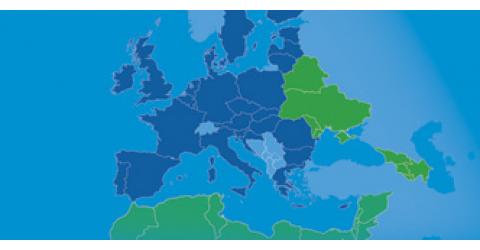 EU Neighbourhood map
