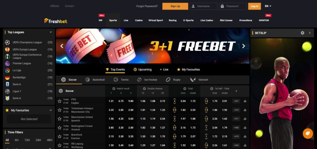 Explore Freshbet Casino sports betting