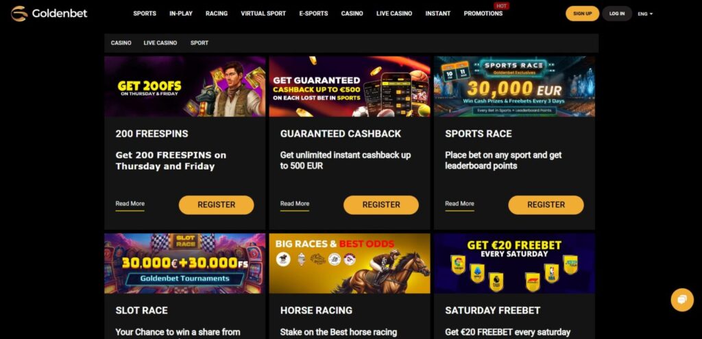 Discover Goldenbet Casino promotions
