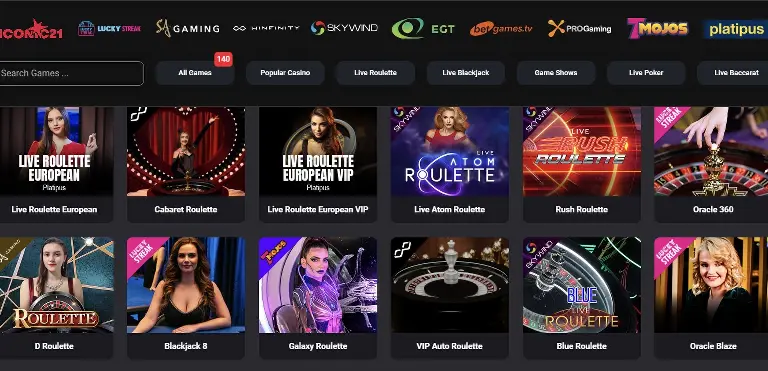 Donbet live dealer games
