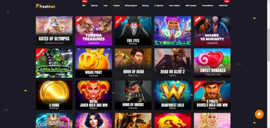 Discover Freshbet Casino slots