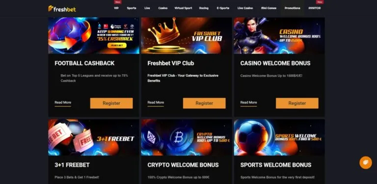 Discover Freshbet Casino promotions